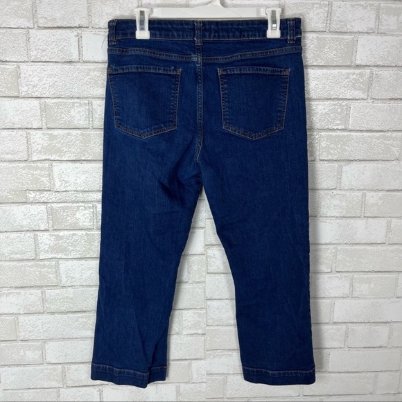 Pilcro and the Letterpress Anthropologie high waist cropped ankle jeans - Picture 3 of 9